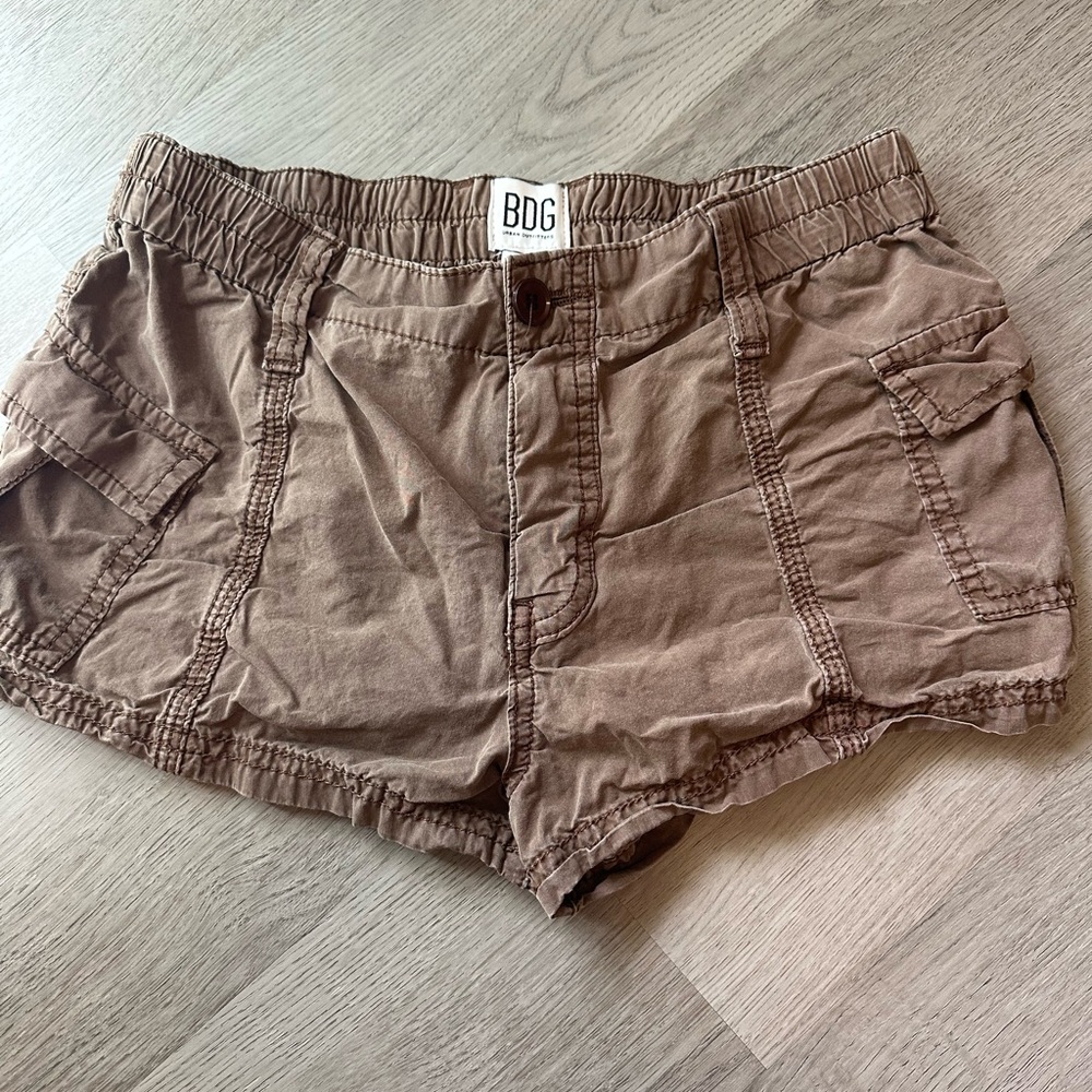 BDG Women's Tan Cargo Shorts